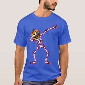 Camiseta Jack O' Lantern Dabbing Pumpkin Halloween Dab Skel