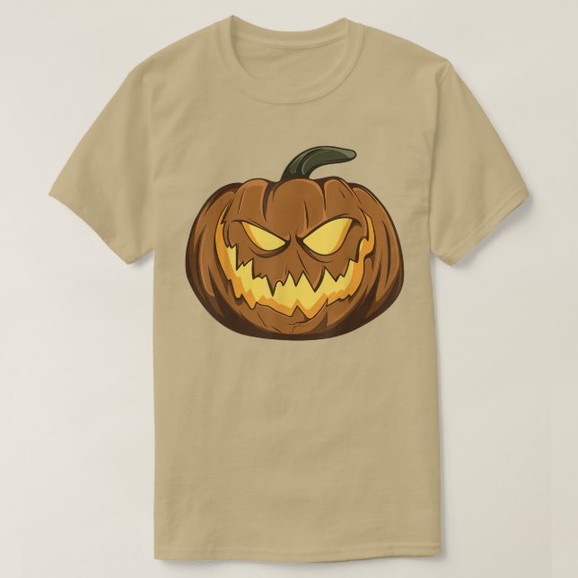 Camiseta Jack o Lantern Pumpkin Boys, Girls, Men, Women Hal (Frente do Design)