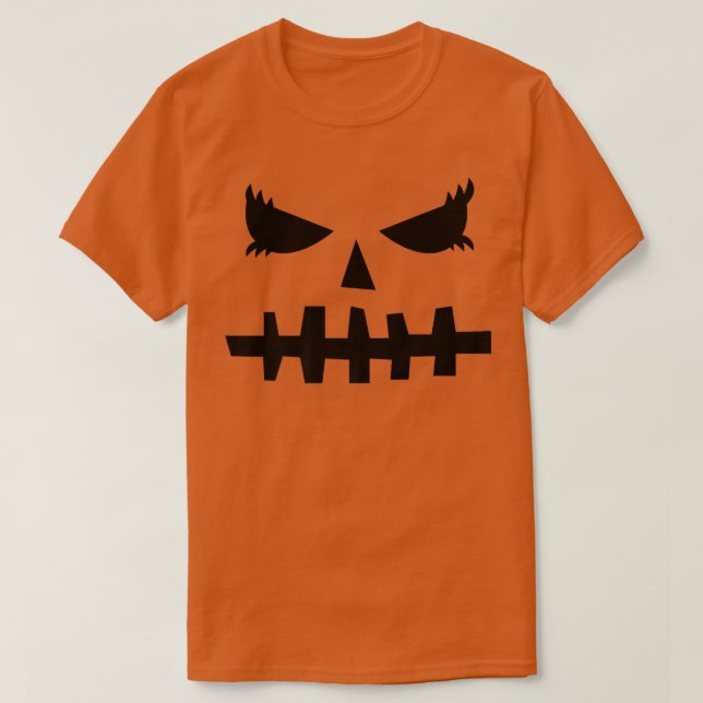 Camiseta Jack O Lantern Scary Pumpkin Halloween Costume  (Frente do Design)
