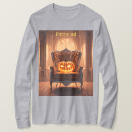 Camiseta Jack O Lantern Velvet Cadeira T-Shirt
