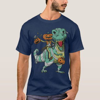 Camiseta Jack O Lanterna Andando Mummy Dinossaur T re Hallo