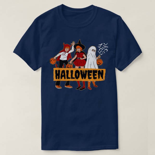 Camiseta Jack O Lanterna Assustado Cara De Abóbora Esculpid (Frente do Design)