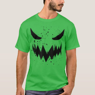 Camiseta Jack O Lanterna Assustador Pumpkin Dia de as Bruxa
