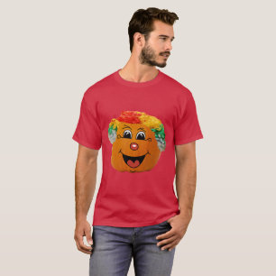 Camiseta Jack o' Lanterna Cabeça de Palhaço, Abóbora de Hal