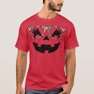 Camiseta Jack O Lanterna Face Pumpkin Eyelashes Halloween L