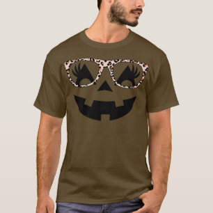 Camiseta Jack O Lanterna Face Pumpkin Eyelashes Halloween L