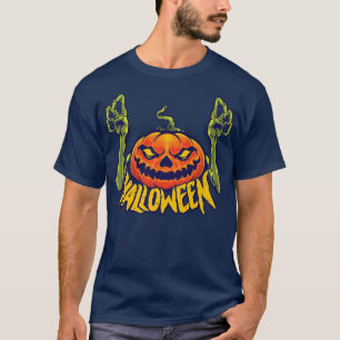 Camiseta Jack O Lanterna Halloween Assustador Pumpkin