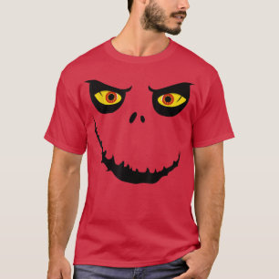 Camiseta Jack O Lanterna Halloween Eyelashes Costume Pumpki