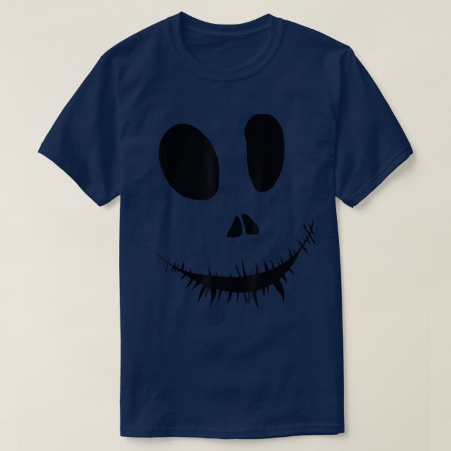 Camiseta Jack-O-Lanterna, Monstro da Pumpkin Assustador (Frente do Design)