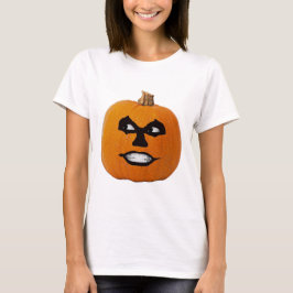Camiseta Jack o' Lanterna Rosto Sinistro, Abóbora Halloween