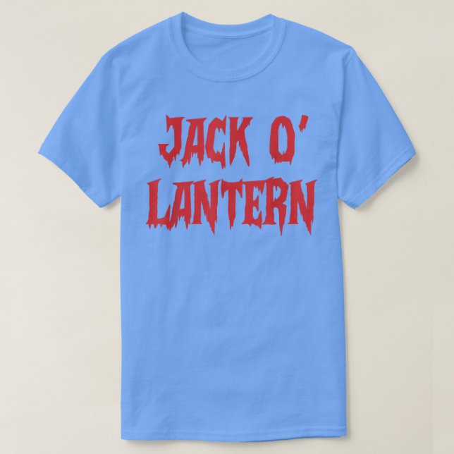 Camiseta Jack O' Lanterna Roupa (Frente do Design)