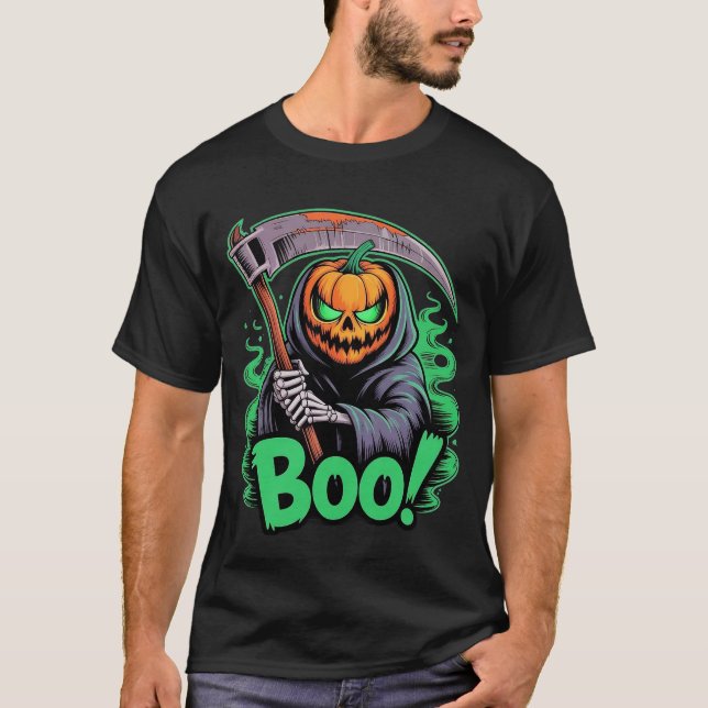 Camiseta Jack-O-Reaper Halloween (Frente)