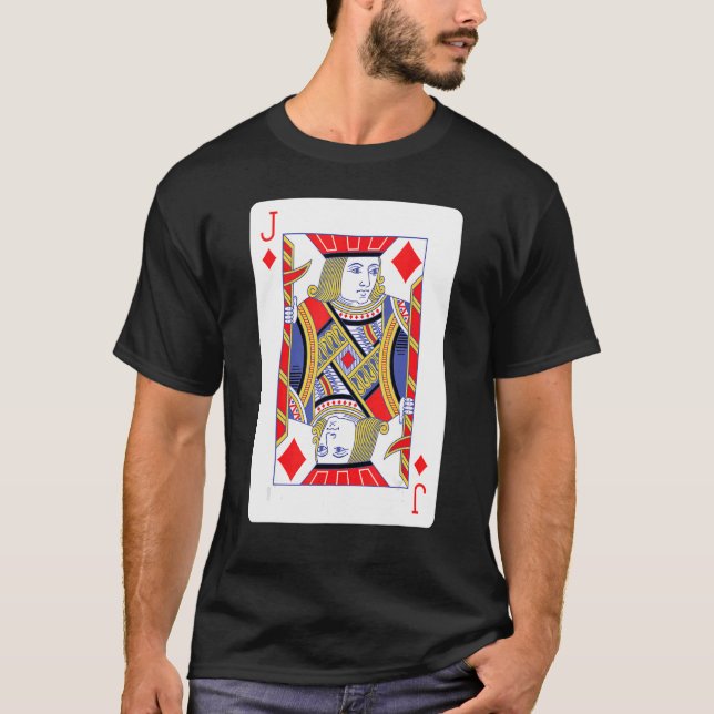 Camiseta Jack Of Diamons Play Card (Frente)