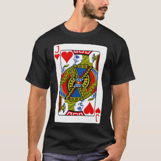 Camiseta Jack Of Hearts Tocando Namorados De Cartões