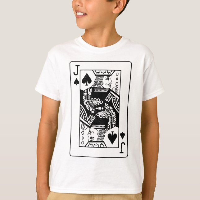 Camiseta Jack Of The Spades Costume Roupa Halloween Deck (Frente)