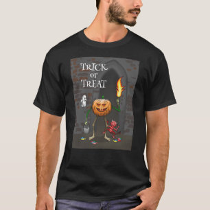 Camiseta Jack O'lantern está fazendo doces ou travessuras