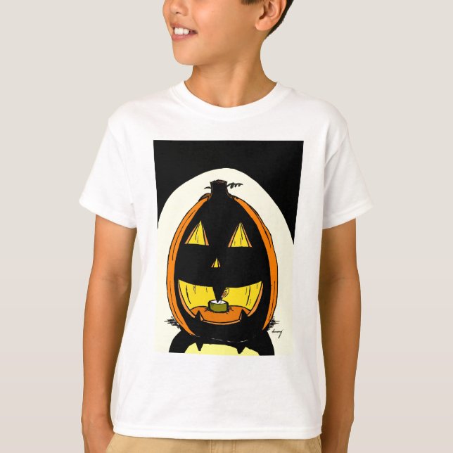 Camiseta Jack o'Lantern Kids Basic T-Shirt (Frente)
