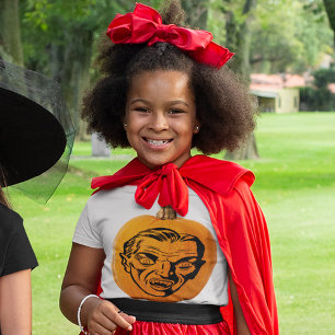 Camiseta Jack O'Lantern Vampire Face Raparigas Halloween