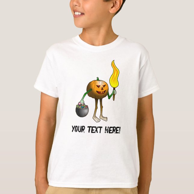 Camiseta Jack O'lantern's Trick or Treat (Frente)