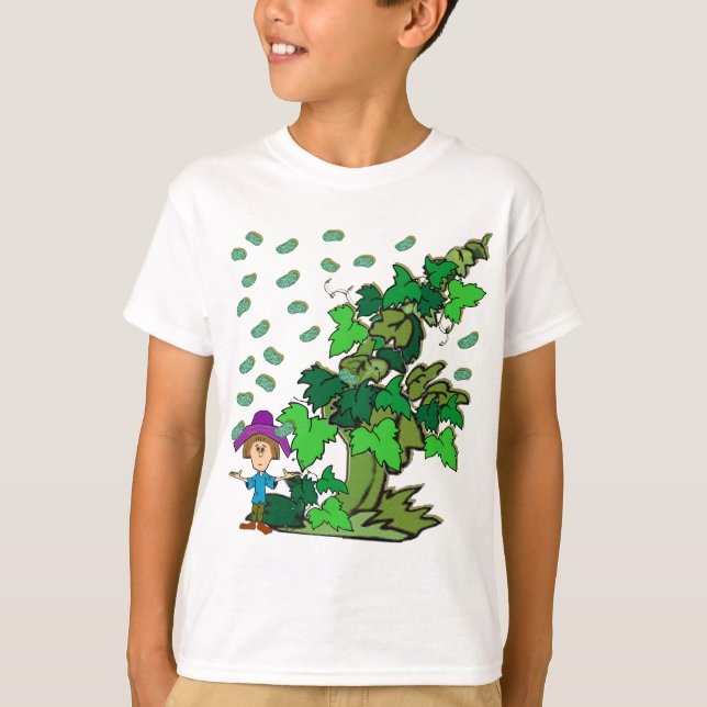 Camiseta Jack & os t-shirt do Beanstalk (Frente)