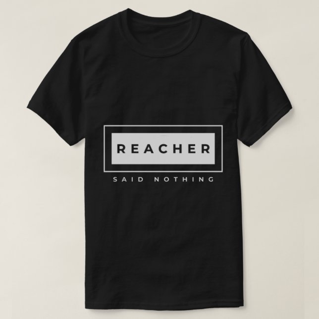 Camiseta Jack Reacher (3) (Frente do Design)