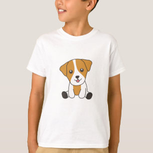Camiseta Jack Russell Cachorro Cachorro Cachorro Frente Cac