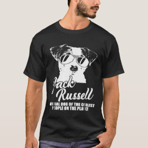 Camiseta Jack Russell Cachorro Oficial Das Pessoas Mais Fre