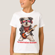 Jack Russell Guitarrista de Rock & Roll Cachorro
