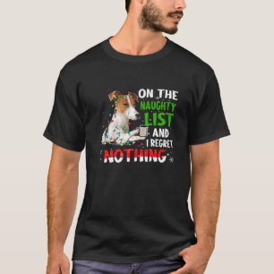 Camiseta Jack Russell Na Lista Maldita E Eu Me Arrependo De