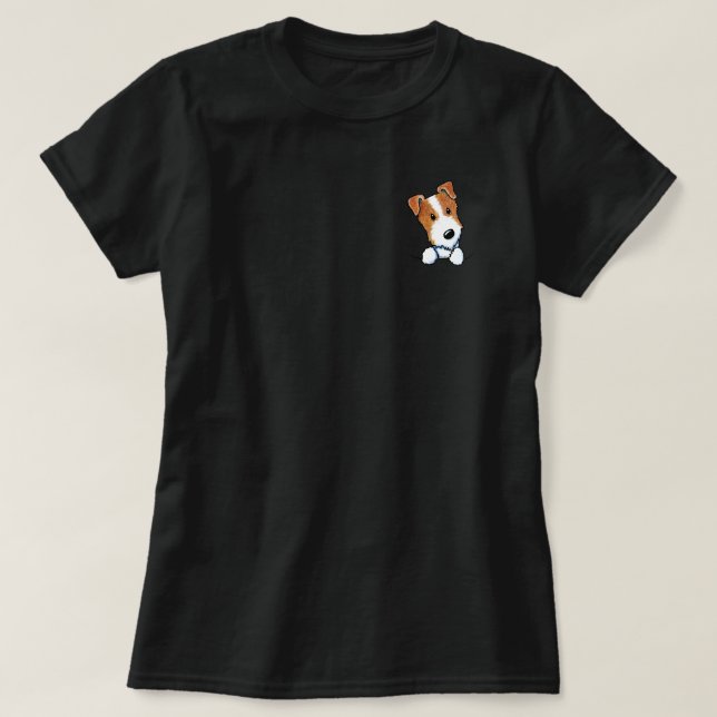 Camiseta Jack Russell Pocket Puppy (Frente do Design)