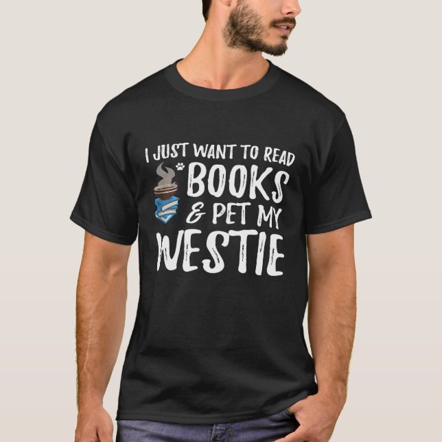 Camiseta Jack Russell Terrier Avid Book Reader Book para Ca (Frente)