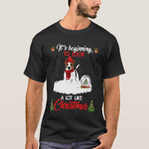 Camiseta Jack Russell Terrier Cachorro Começando o Recinto