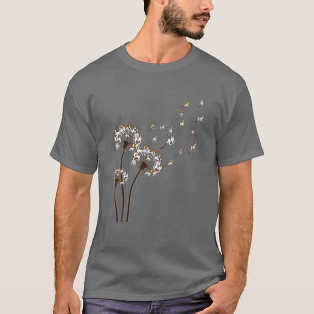 Camiseta Jack Russell Terrier Dandelion Dog Lovers (Frente)