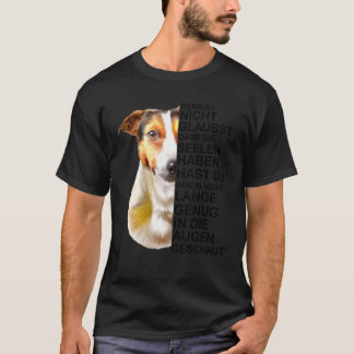 Camiseta Jack Russell Terrier Dog Brel Dizendo Alma