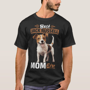 Camiseta Jack Russell Terrier Dog Melhor Jack Russel Mãe