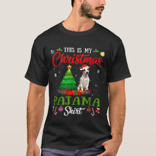 Camiseta Jack Russell Terrier Dog Papais noeis De Luzes De