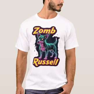 Camiseta Jack Russell Terrier JRT Zombie Dog Halloween Esse