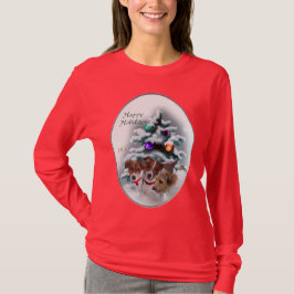 Camiseta Jack Russell Terrier presentes de Natal