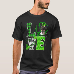 Camiseta Jack Russell Terrier Shamrock C Irish St Patricks