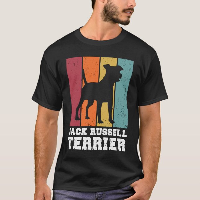 Camiseta Jack Russell Terrier Vintage (Frente)