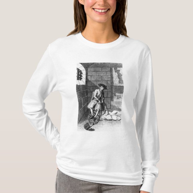Camiseta Jack Shepperd na prisão de Newgate, 1724 (Frente)