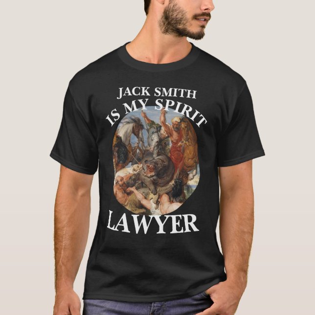 CAMISETA JACK SMITH É MEU ADVOGADO ESPÍRITA PROCURADOR (Frente)