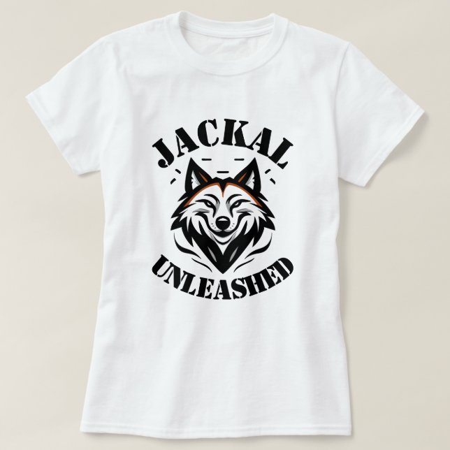 Camiseta Jackal Unleash T-shirt (Frente do Design)