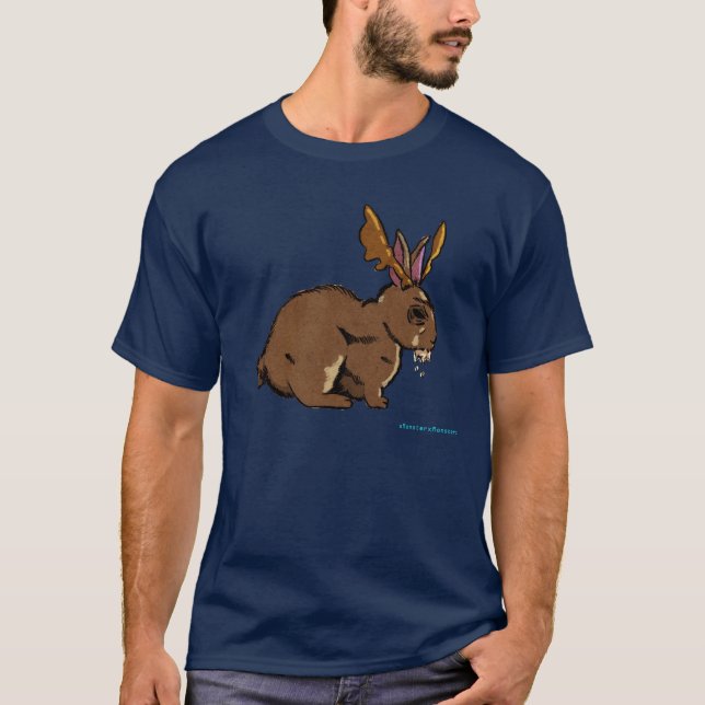 Camiseta Jackalope irracional (Frente)