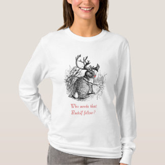 Camiseta Jackalope, quem precisa do Rudolf? Com Capuz