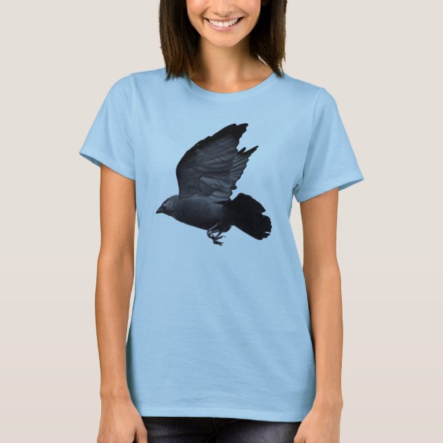 Camiseta Jackdaw voadora, Design (Frente)