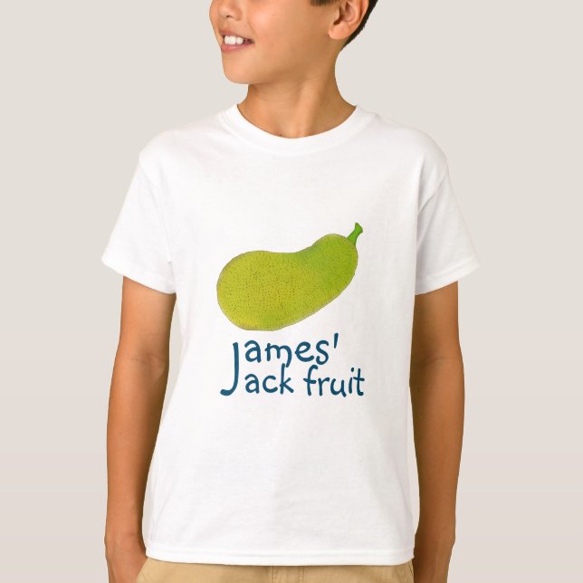 Camiseta Jackfruta Journey: Roupa divertida para o nome J (Frente)