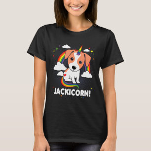 Camiseta Jackicorn Jack Russell Terrier Dog Unicorn 1