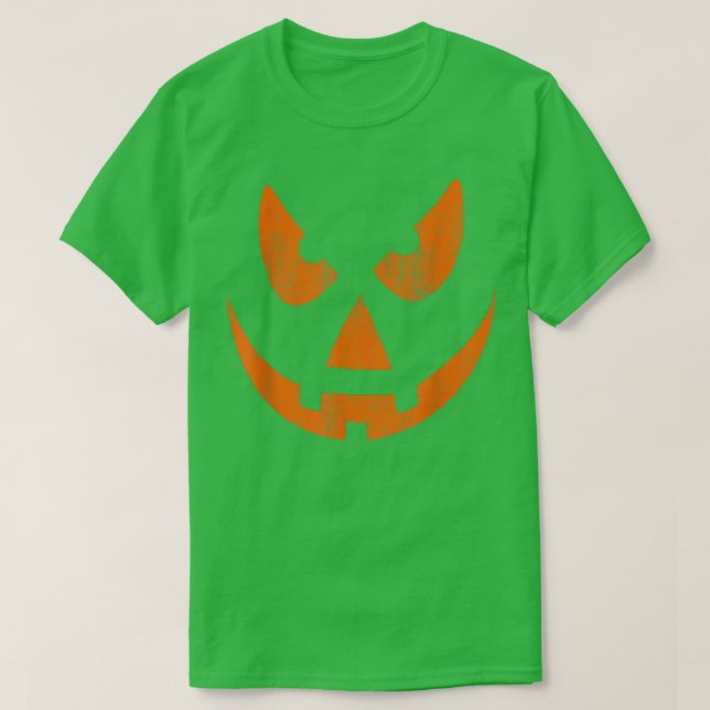 Camiseta JackOLanterna assustadora Diversão do Dia das Brux (Frente do Design)