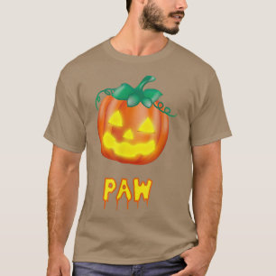 Camiseta JackOLanterna da família de Dias de as Bruxas engr